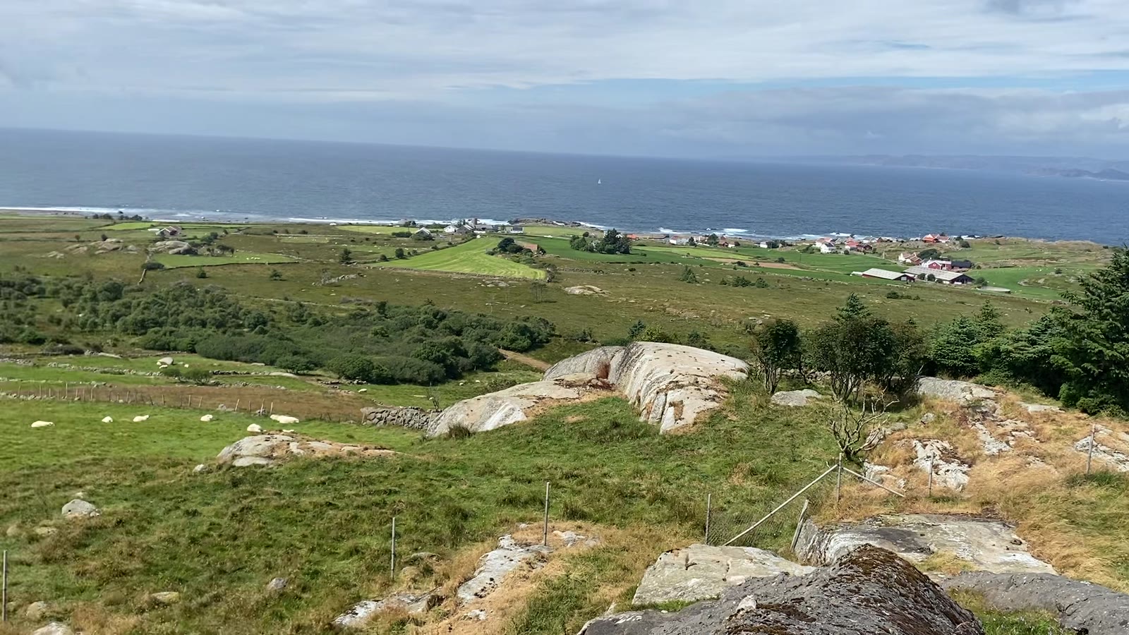 Hav, himmel og utsikt fra Jølle
